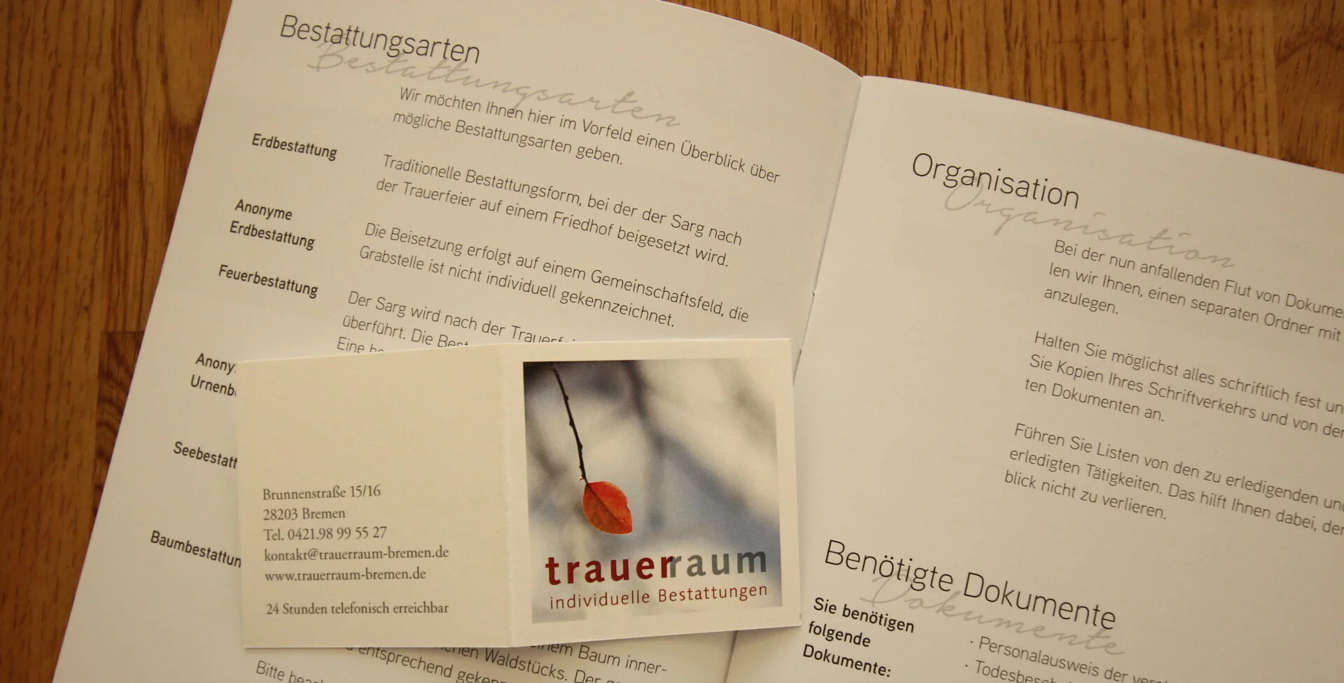 Im Trauerfall Bestatter Bremen